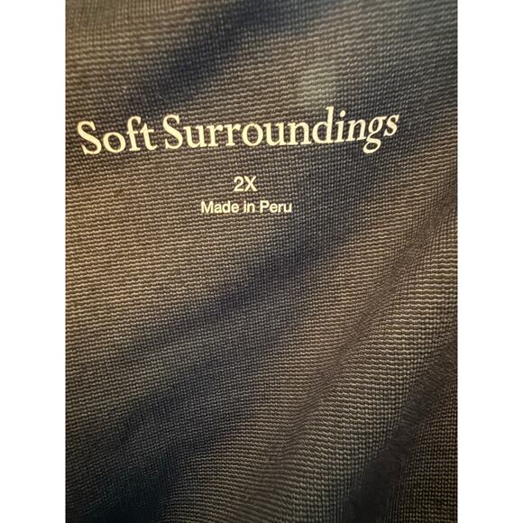 Soft Surroundings Black Modal Blend Tunic Top, Plus Size 2X - Picture 5 of 6